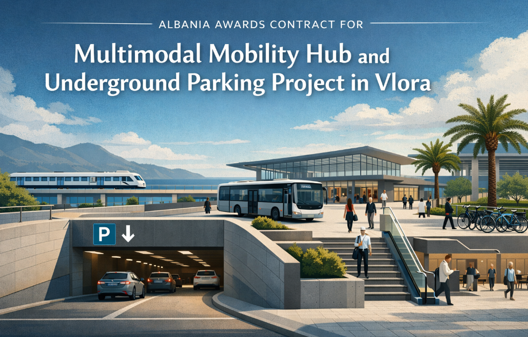 Albania Awards Contract for Multimodal Mobility Hub and Underground Parking...